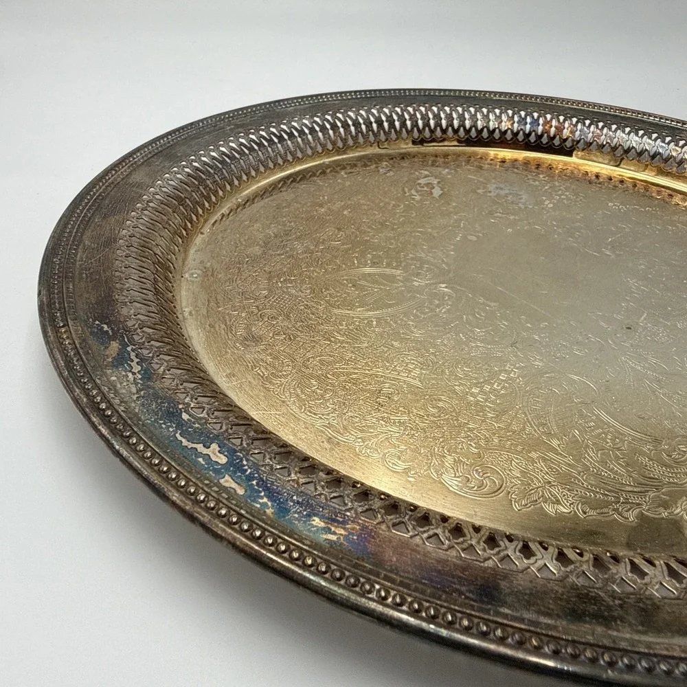 Vtg Silver-plate 12